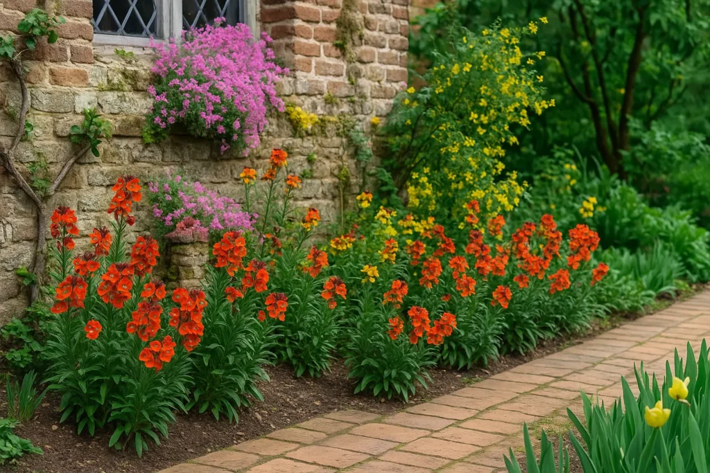 Les utilisations créatives de la giroflée des murailles au jardin