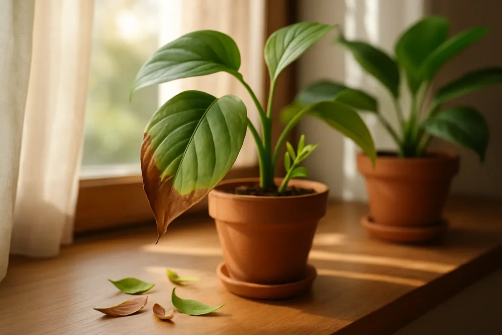 Pourquoi faut-il couper le bout des feuilles marron de vos plantes