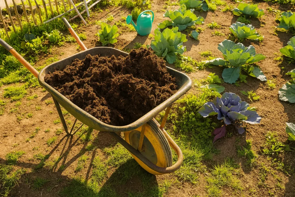 Quand et comment épandre le fumier de cheval au potager