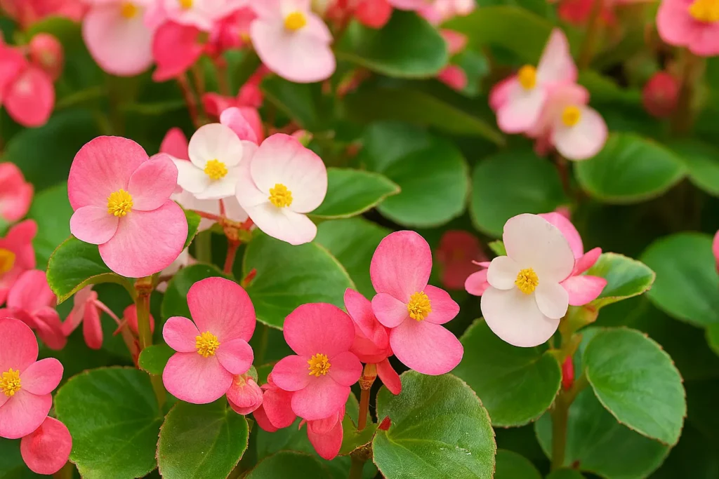 caractéristiques du begonia semperflorens